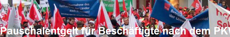 Pauschalentgelt f�r Besch�ftigte nach dem PKW-Fahrer TV-H